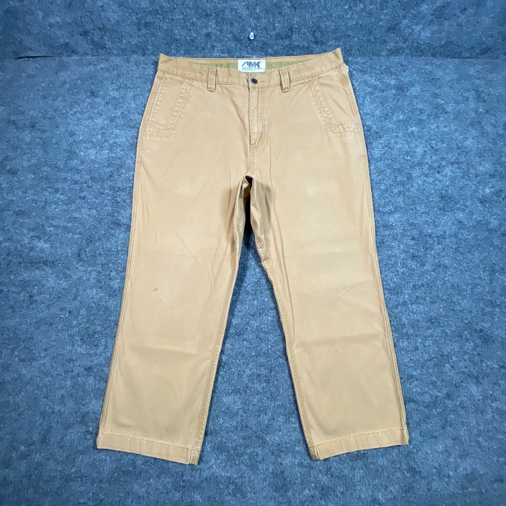 Mountain Khakis ODT Teton Twill Pants Mens 38x30 Tan Cotton Canvas Straight Leg